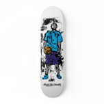 Playground King Blue - Basketball Skate Deck