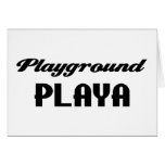 Playground Playa Item Greeting Card