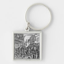 Playing card depicting the Ensigns Keychain