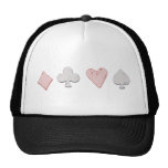 Playing Card Suit Row Hats