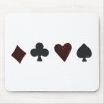 Playing Card Suit Row Mousepads