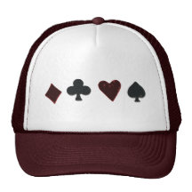 Playing Card Suit Row Trucker Hat