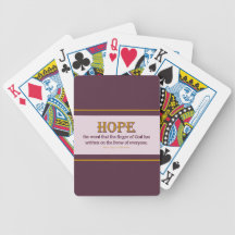 Playing Cards: Hope