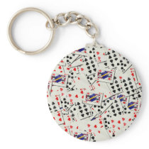 Playing Cards Keychain