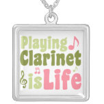 Playing Clarinet is Life Necklace