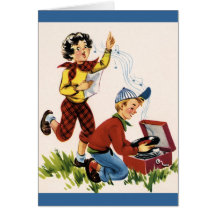 Playing Fifties Records Cards