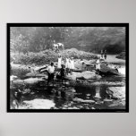 Playing in Rock Creek Park Washington, DC 1922 posters
