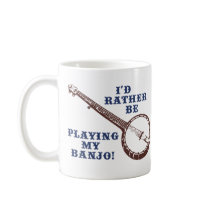 Playing My Banjo Coffee Mug
