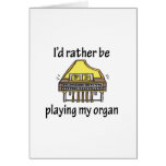 Playing My Organ Cards