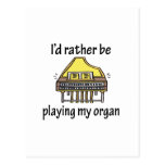 Playing My Organ Postcards