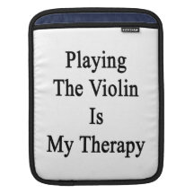 Playing The Violin Is My Therapy iPad Sleeve