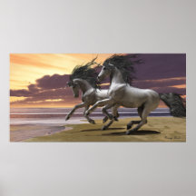 Playing Unicorns Part 1 Print