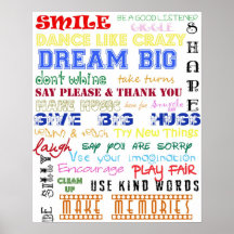 Playroom Rules Posters