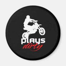 Plays Dirty - Guy Fridge Magnet