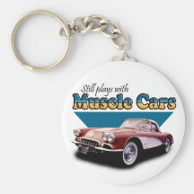 Plays with Muscle Cars Keychain
