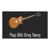 Plays With String Theory - Guitar Stickers