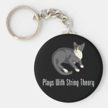 Plays With String Theory Key Chain