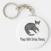 Plays With String Theory Key Chain