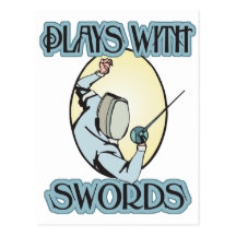 Plays with Swords Postcards