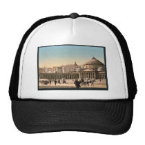 Plaza and church of San Francisco di Paola, Naples hats