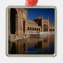 Plaza de Espana, Seville, Spain Christmas Ornament