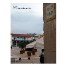 plaza vieja havana post card