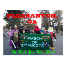 Pleasanton March of Mascots 2011 Post Card