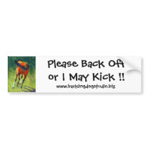 Please Back Off or I May Kick !!,
