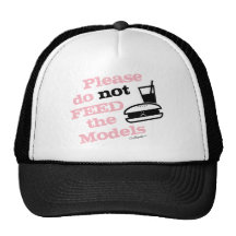 Please Do Not Feed the Models Mesh Hat