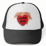 Please Handle With Care Valentine Hands hats
