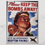 Please Keep The Bombs Away Personalized Flyer