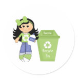 Please Recycle stickers