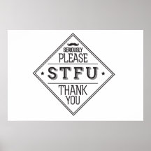 Please STFU Print