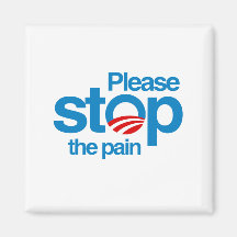 Please stop the pain fridge magnet