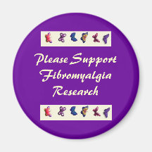 Please Support Fibromyalgia Research Magnet