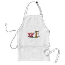 Please Tiger, Keep Your Putter In The Bag Aprons