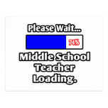 Please Wait..Middle School Teacher Loading Post Card