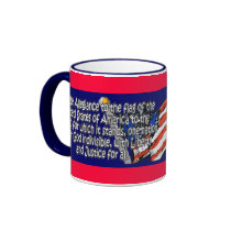 Pledge of Allegiance Psalm 33:12 Mugs