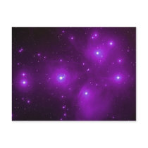 Pleiades in Purple Postcard