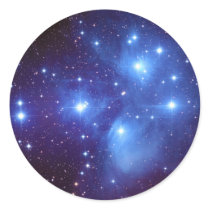 Pleiades Open Star Cluster Seven Sisters in Taurus Stickers