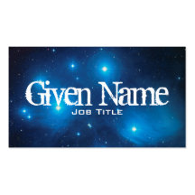 Pleiades Profile Card Business Card Template