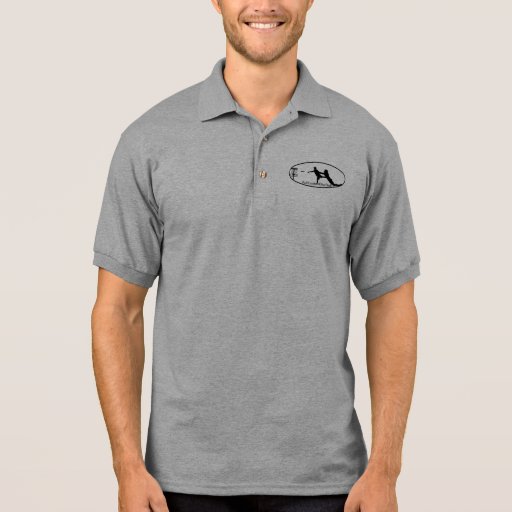 Plein polo de logo de golf de disque de contact