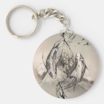 Pleine chaîne de cercle porte-clefs