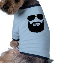Pleines lunettes de soleil de barbe manteaux pour chien