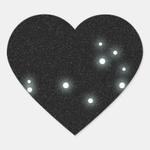 Plejaden pleiades aufkleber