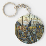Plenty of Fighting Today by Keith Rocco Keychain