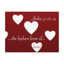 Plenty of heart! post card