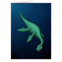 Plesiosaur Greeting Card