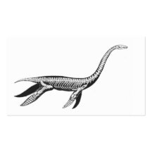 Plesiosaur Skeleton Business Cards
