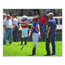 Pletcher Velasquez before the race Photographic Print